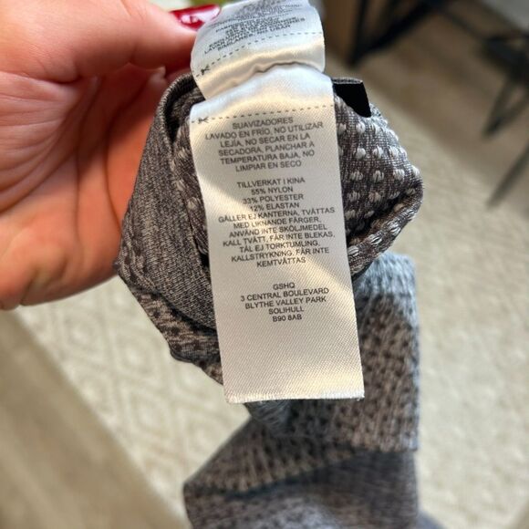 Gymshark Womens Athletic Vital Seamless Leggings Size Large Smokey Grey - Picture 13 of 14